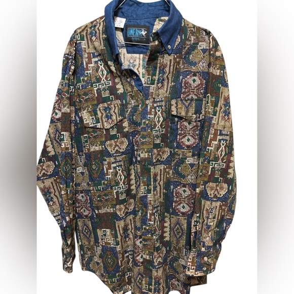 LONEROO Vintage men’s size XL button‎ down